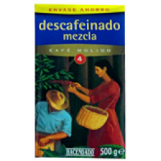 Кофе молотый без кофеина смесь зерен 50/50 (Асендадо) 0,500 кг