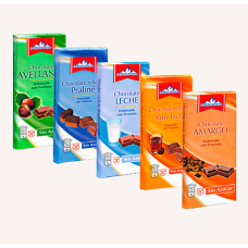 Шоколад Ассорти молочный, черный (Мосер) 5шт по 0,100 кг