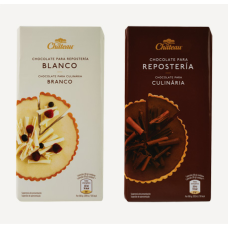 Шоколад (черный и белый) основа для приготовления Chateau (Шато) 2шт по 0,200 кг