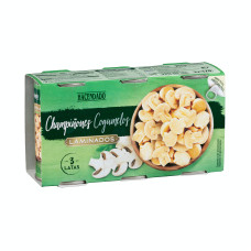 Грибы шампиньоны маринованные нарезанные (Асендадо) 3шт по 0,150кг