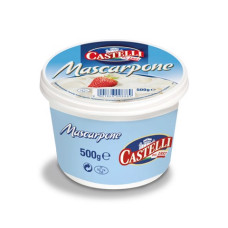 Маскарпоне сыр крем 0,500 кг (Кастеи)