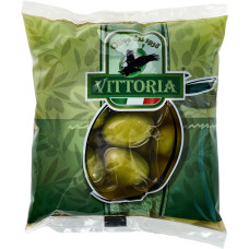 Оливки зеленые VITTORIA Verdi Dolci Giganti ПАКЕТ 20уп х 250г/уп нетто 450г/уп