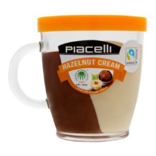 Паста Piacelli Duo, крем какао и лесной орех, 300 г + чашка