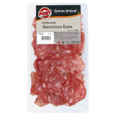 Нарезка колбасы Сальчичон "Чифонате" 100гр TM Pont