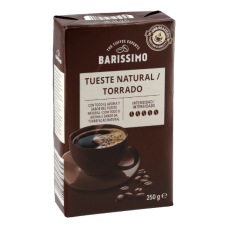 Кофе молотый крепкий 100% прожаренные зерна ТМ BARISSIMO 0,250 кг