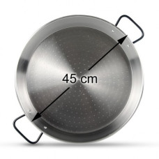 Сковорода-паэльера Paellera profesional из шлифованного железа Ø 45 см