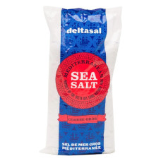 Cоль морская Гурме крупный помол 1 кг Deltasal