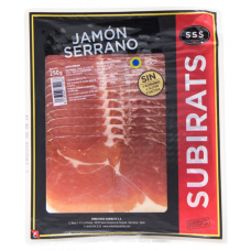 Нарезка хамона серрано бодега Subirats 0,250кг