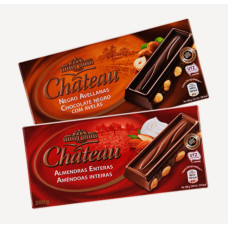 Шоколад Ассорти молочный, черный с орехами Chateau (Шато) 2шт по 0,200 кг