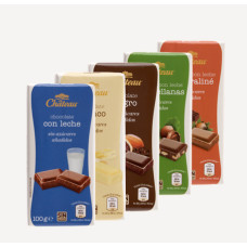 Шоколад Ассорти белый, молочный, черный Chateau (Шато) 5шт по 0,100 кг