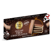 Туррон пралине три шоколада 0,150кг